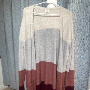 A New Day Long multicolor Cardigan